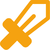 icon épée Orange